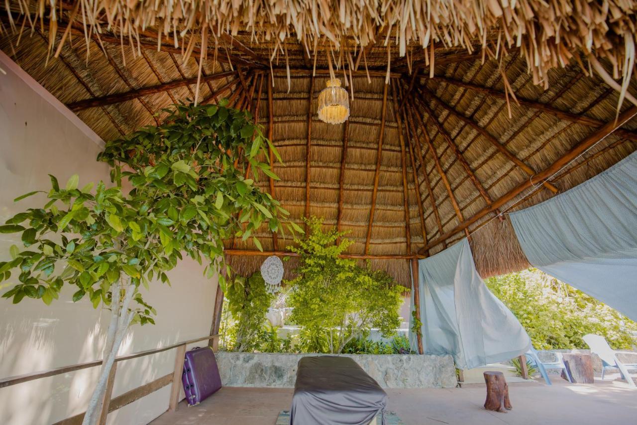 Private Bungalow @ Bacalar 7 Colors Lagoon Exterior foto