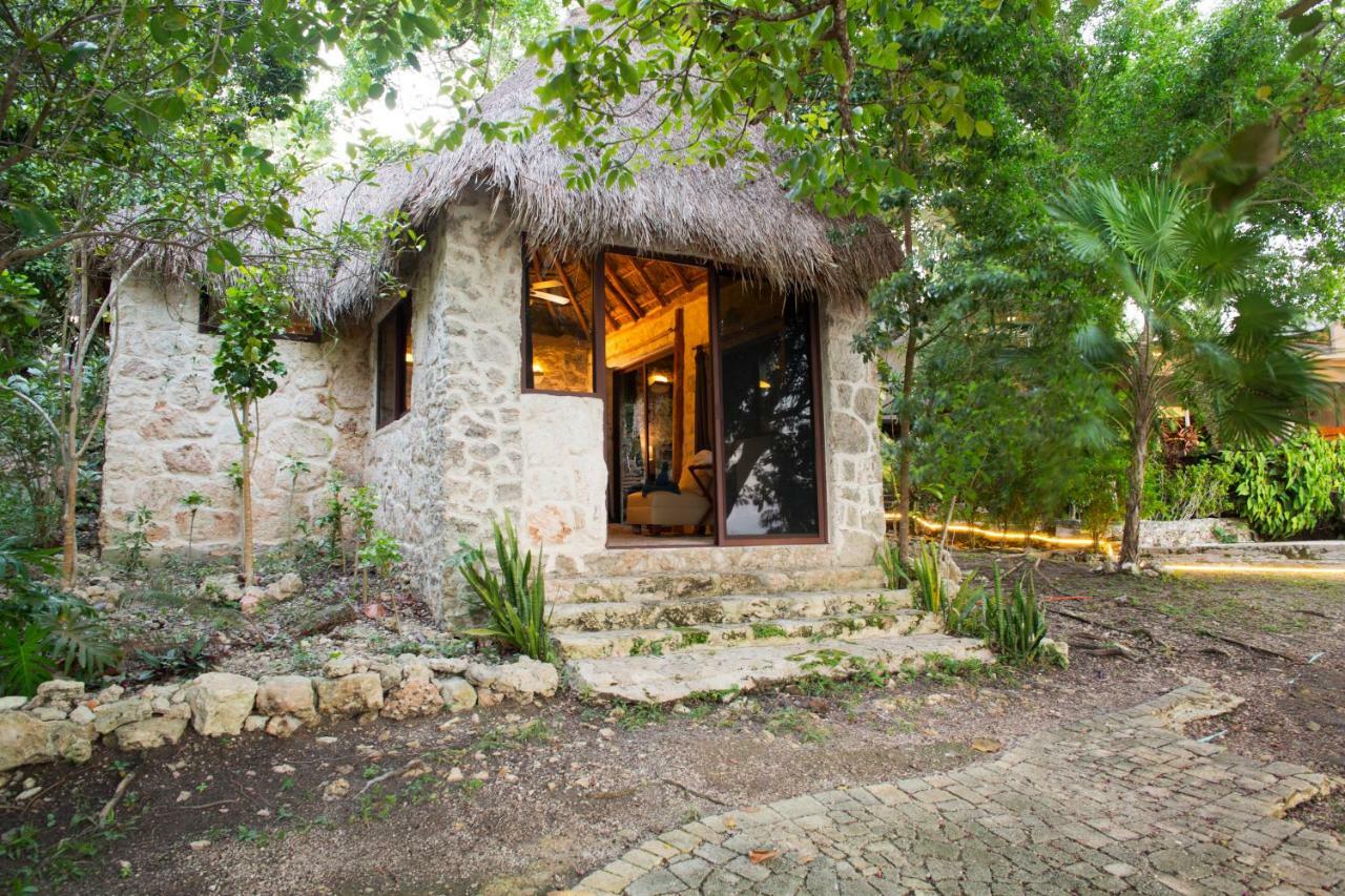 Private Bungalow @ Bacalar 7 Colors Lagoon Exterior foto